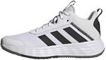 adidas Herren Ownthegame Shoes, Cloud White / Core Black / Grey Four, 46 2/3 EU