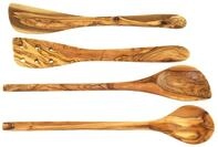 D.O.M. K&uuml;chenset aus Olivenholz 4tlg