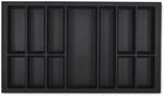 Orga-Box VII Design Besteckeinsatz schwarz 826 x 474 mm Besteckkasten f&uuml;r Beeck