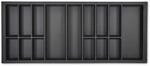 Orga-Box VII Design Besteckeinsatz basaltgrau 1126 x 474 mm Besteckaufbewahrung f&uuml;r