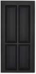 Orga-Box VII Design Besteckeinsatz schwarz 226 x 474 mm Schubladeneinsatz f&uuml;r
