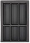Orga-Box VII Design Besteckeinsatz basaltgrau 326 x 474 mm Besteckaufbewahrung f&uuml;r