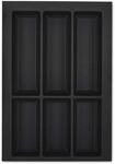 Orga-Box VII Design Besteckeinsatz schwarz 326 x 474 mm Besteckaufbewahrung f&uuml;r