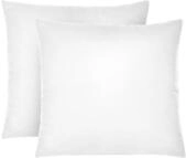 biberna Kissenbezug 40x40 cm, 2er Set wei&szlig; | Jersey Baumwolle |...
