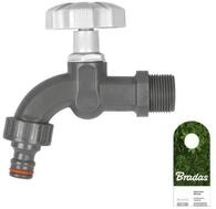 3/4" x 3/4" BSP Kunststoff Garten Bew&auml;sserung Zapfhahn Ventil Schlauch Verbinder