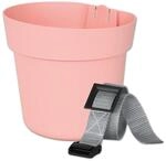 Geli Conny H&auml;ngetopf + Befestigung Gel&auml;ndertopf Blumentopf H&auml;ngend Pastell...