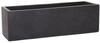 VIVANNO Blumenkasten Balkonkasten Beton anthrazit FLOBO - 18x60x18 cm