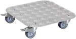 WAGNER Pflanzenroller Alaska 29 x 29 x 7,5 cm I Blumenroller f&uuml;r Au&szlig;enbereich +
