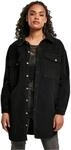 Urban Classics Damen Hemd Ladies Long Corduroy Overshirt Black M
