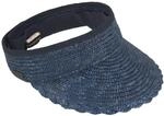 Seeberger Damen Strohschild Klettverschluss (One-Size) (Tinte-Blau, One Size)