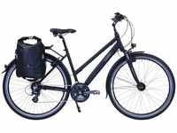 HAWK Trekking Lady Premium Plus Fahrrad Damen inkl. Tasche, 48 cm I Bike mit