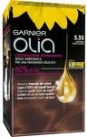 Permanente Coloration und Abf&auml;rbung von Garnier Olia 5.35 braune Schokolade