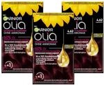 Garnier Olia Dauerhafte Haarfarbe 4.62 Kaschmirrot, ohne Ammoniak, permanente