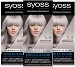 SYOSS Coloration, Haarfarbe Stufe 3 10_15 Gl&auml;nzendes Titan, intensiver metallischer