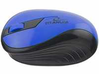 Esperanza Titanum Wireless Maus RF Wireless Optisch 1000 DPI rechts Schwarz, Blau -
