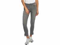 Urban Classics Damen TB2003-Ladies Denim Lace Up Pants Skinny Jeans, Grau (Grey