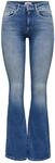 ONLY Damen Onlblush Life Mid Flared Bb Rea1319 Noos Jeans, Medium Blue Denim, XS /