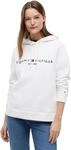 Tommy Hilfiger Damen Hoodie Heritage mit Kapuze, Wei&szlig; (White), M