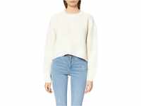 Urban Classics Damen Ladies Wide Oversize Sweater, Whitesand, S EU