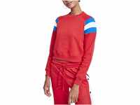 Urban Classics Damen Ladies Sleeve Stripe Crew Sweatshirt, Mehrfarbig