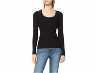 Urban Classics Damen TB4548-Ladies Wide Neckline Sweater Sweatshirt, Black, S