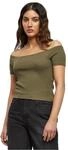 Urban Classics Damen T-Shirt, Olive, M