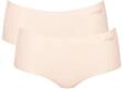 Sloggi Damen Unterhose 24/7 Cotton Midi , Baumwolle, 3-Pack, 50, Wei&szlig;