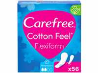 Carefree Slipeinlagen Cotton Feel Flexiform mit Frischeduft, 100% atmungsaktiv mit