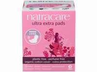 Natracare Organic Cotton Ultra Extra Pads 8 Long