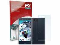 atFoliX Schutzfolie kompatibel mit Sony Xperia X Compact Folie, ultraklare und