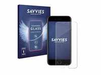 Savvies Panzer Schutz Glas für Apple iPhone 7/8 9H Hartglas, Anti-Fingerprint,