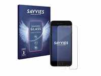 Savvies Panzer Schutz Glas für Apple iPhone 6S (3 Stück) 9H Hartglas,