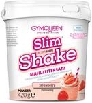 GymQueen Slim Shake 420g, Erdbeere, Leckerer Di&auml;t-Shake zum einfachen Abnehmen,