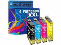 Tito-Express PlatinumSerie 4 Patronen XXL passend zu Epson 502XL 502 XL | Epson