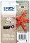 Epson Original 603 Tinte Seestern, Multipack 3-farbig Standard, WF-2820DWF WF-2830DWF