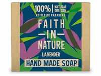 Faith in Nature Natural Lavender Hand Soap Bar, Nourishing Vegan & Cruelty Free,