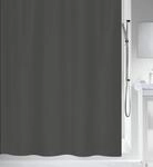Spirella 1 Schimmel Duschvorhang-Anti-Bakteriell, waschbar, wasserdicht-Polyester,