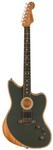Fender American Acoustasonic Jazzmaster Tungsten - Westerngitarre