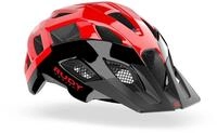 Crossway Schwarz/Rot (Shiny) S-M 55-58/21,7 "- 22,8" Visor-Free Pads-Bug Stop