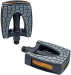XLC Kinder-/Jugendpedal, schwarz/grau, 9/16",Reflektor