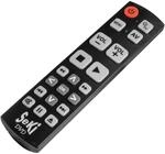 SeKi DVD schwarz lernf&auml;hige Universal-Fernbedienung mit gro&szlig;en Tasten - f&uuml;r
