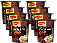 MAGGI Magic Asia Noodle Cup Duck, Instant-Nudeln mit Enten-Geschmack, leckeres