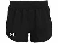 Under Armour Kids Girls' Fly by Shorts, Black, LG (14-16 Big Kids)