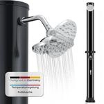 Juskys Solardusche Victoria 35 Liter - 217 cm - bis 60&deg;C - mit schwenkbarem