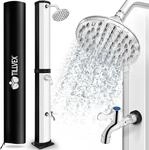 tillvex Solardusche 35 Liter inkl. Schutzhaube | Solar Garten-dusche warmes Wasser 
