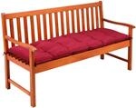DETEX&reg; Bankauflage 3-Sitzer, Sitzkissen Dunkelrot