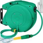 tectake&reg; Schlauchtrommel Wandmontage, Gartenschlauch 1/2 Zoll, Wasserschlauch