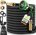 TRESKO&reg; Flexibler Gartenschlauch | ausgedehnt 7,5m | Wasserschlauch flexibel...