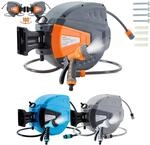 AREBOS Schlauchaufroller 30m | Schlauchtrommel Wandschlauchbox mit...