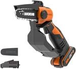 WORX WG324E Akku-Einhand-Asts&auml;ge 20V - 12cm Schwertl&auml;nge - leicht & bequem -